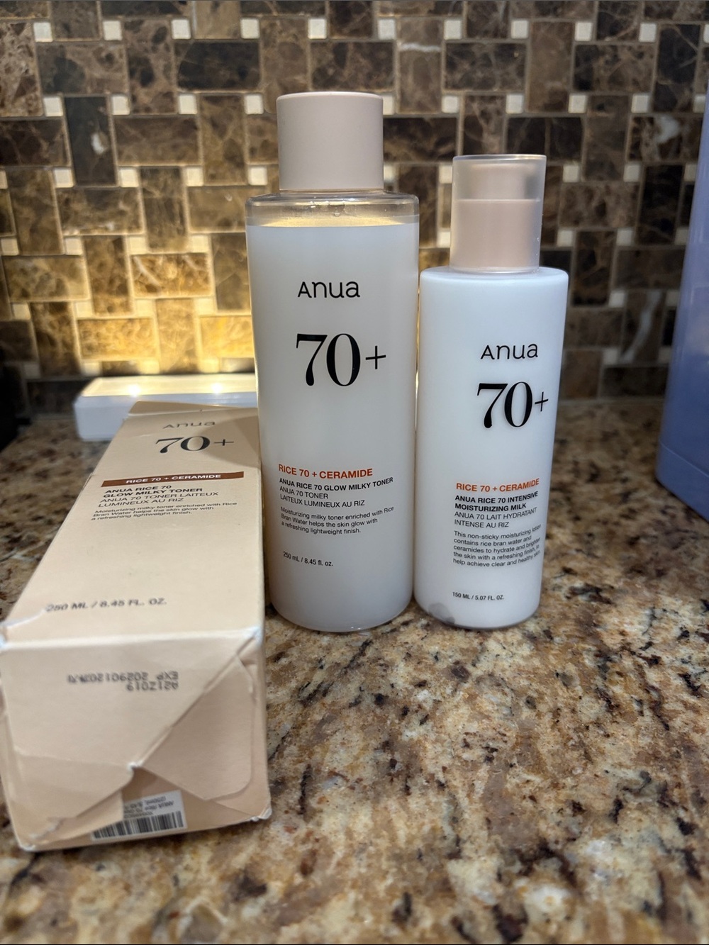Anua 70+ Rice 70 + Ceramide Milky Toner — White